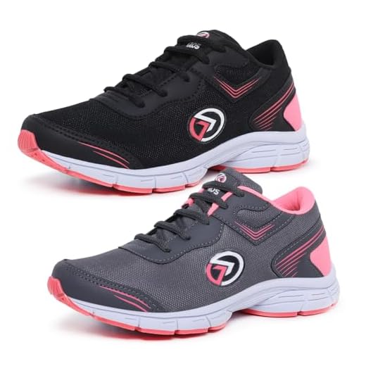 Kit 3 Pares Tênis Feminino Esportivo Academia Treino Musculação Caminhada Combo (Preto+Grafite, BR, Adulto, Numérico, 35)