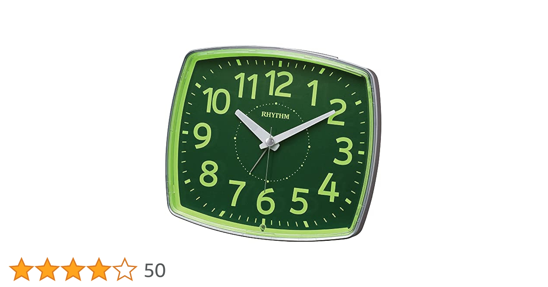 Amazon.co.jp: リズム(RHYTHM) 大きい 目覚まし時計 集光文字板