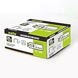 Meite 20 Gauge 50 Series 1/2-Inch Crown 1/4-inch Length Upholstery Staples 5,000 Pcs Per Box (1)