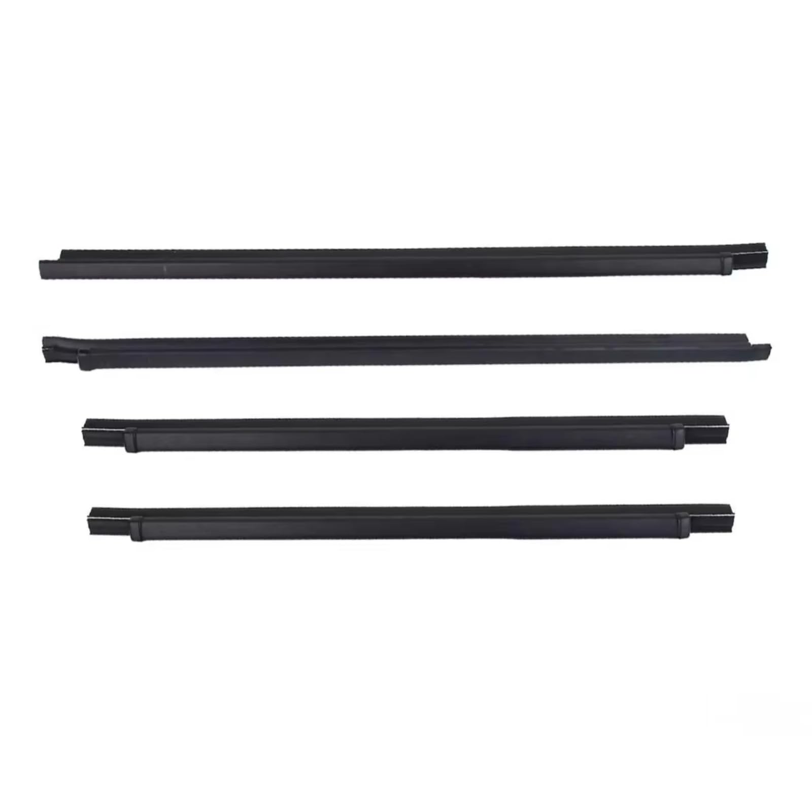 for Toyota for Hilux 4DR 4-Door 1998-2004 4 X Car Outer Windows Rubber Weatherstrip Sealing Strip Car Door Seal Protector