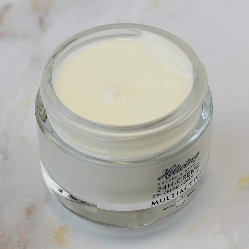 HELIOTROP Naturkosmetik Multiactive 24-godzinny krem z skutecznym efektem ujędrniania, zmniejsza zmarszczki, zapewnia jędrniejszy wygląd skóry przez całą dobę, 50 ml