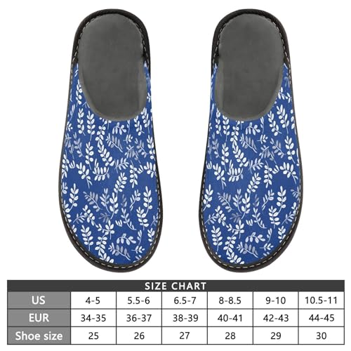 Slippers for Women Men Indoor Outdoor Memory Foam Slippers Fuzzy House Shoes for Winter Bedroom Travel3