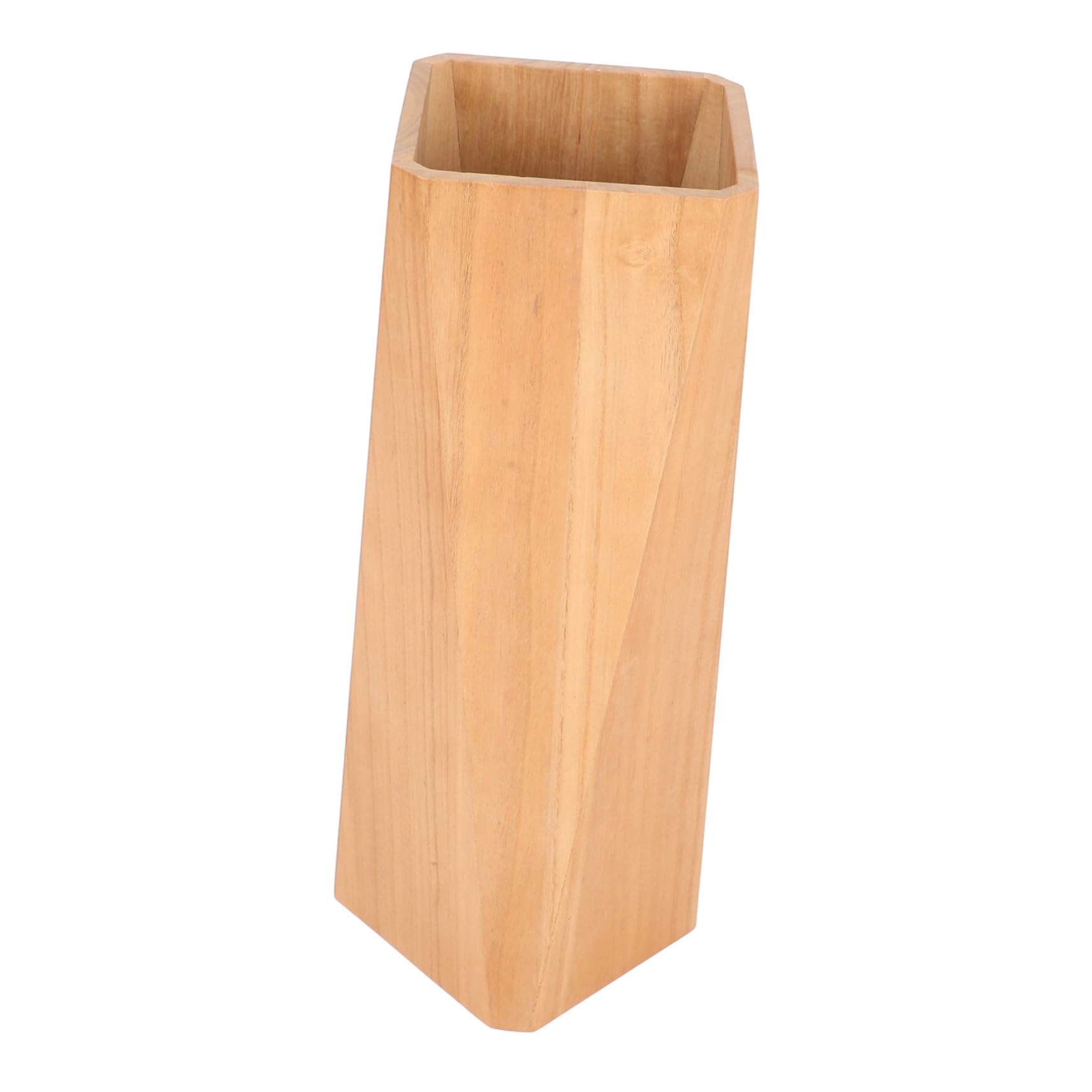 Rangement décoratif pour entrée : porte-parapluies en bois grande capacité esthétique