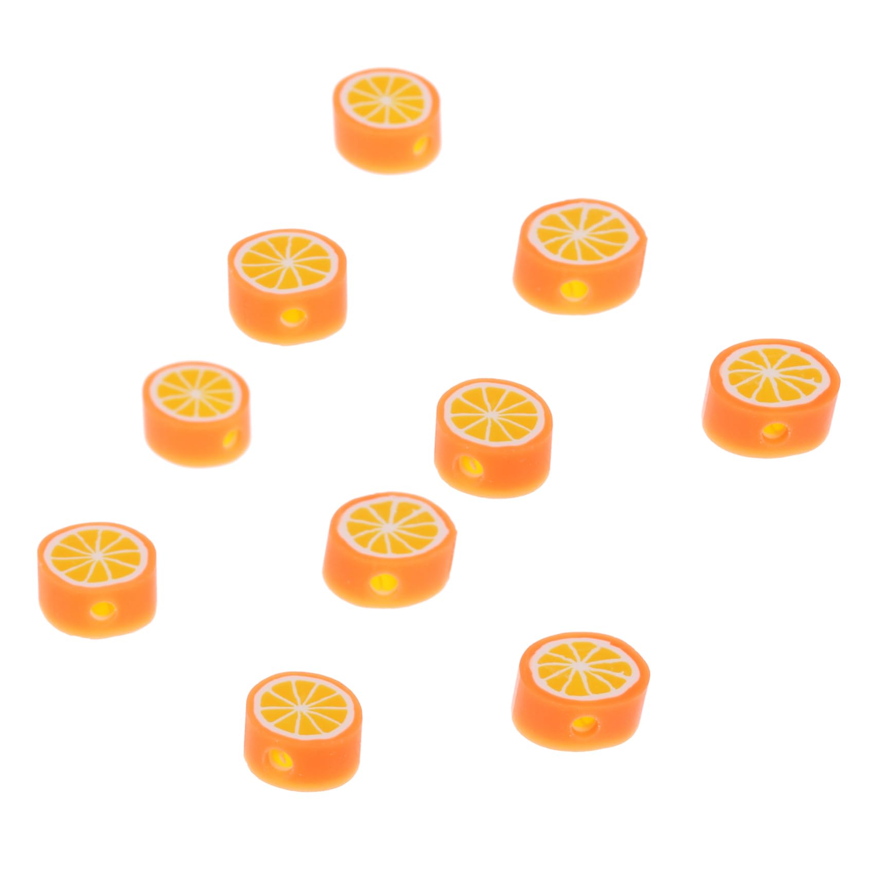 Didiseaon Cuentas Material Frutas de Arcilla Polimérica Sueltas de 200 Decorativos y Diy, Pulsera Collar Estilo Moderno para Proyectos de Joyería