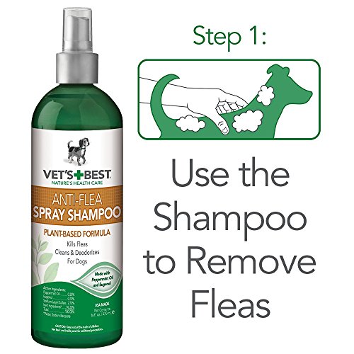 Vet's Best Anti-Flea Spray Shampoo | Flea Treatment for Dogs | Plant-Based Formula | 16 oz Ounces - Image 5