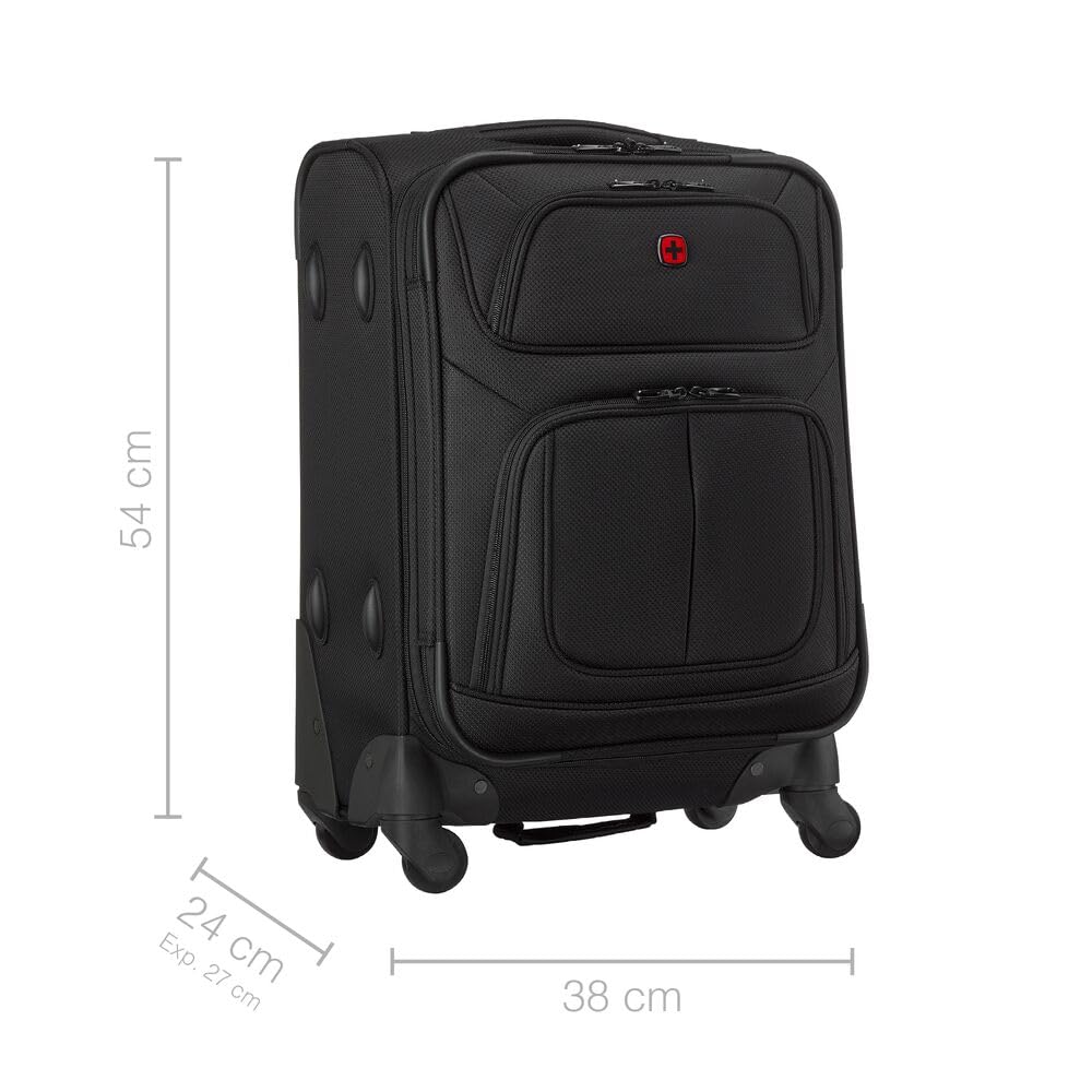 Wenger Sion Maleta de Carcasa Blanda, Trolley, expandible, Mujer, Hombre, Viajes, Vacaciones