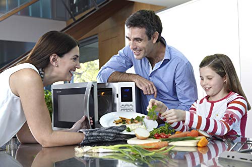 Sharp Electronics (Europe) R982STWE Mikrowelle / 1000 W / 42 L Garraum / 2700 W Heißluft / 10 Gar...