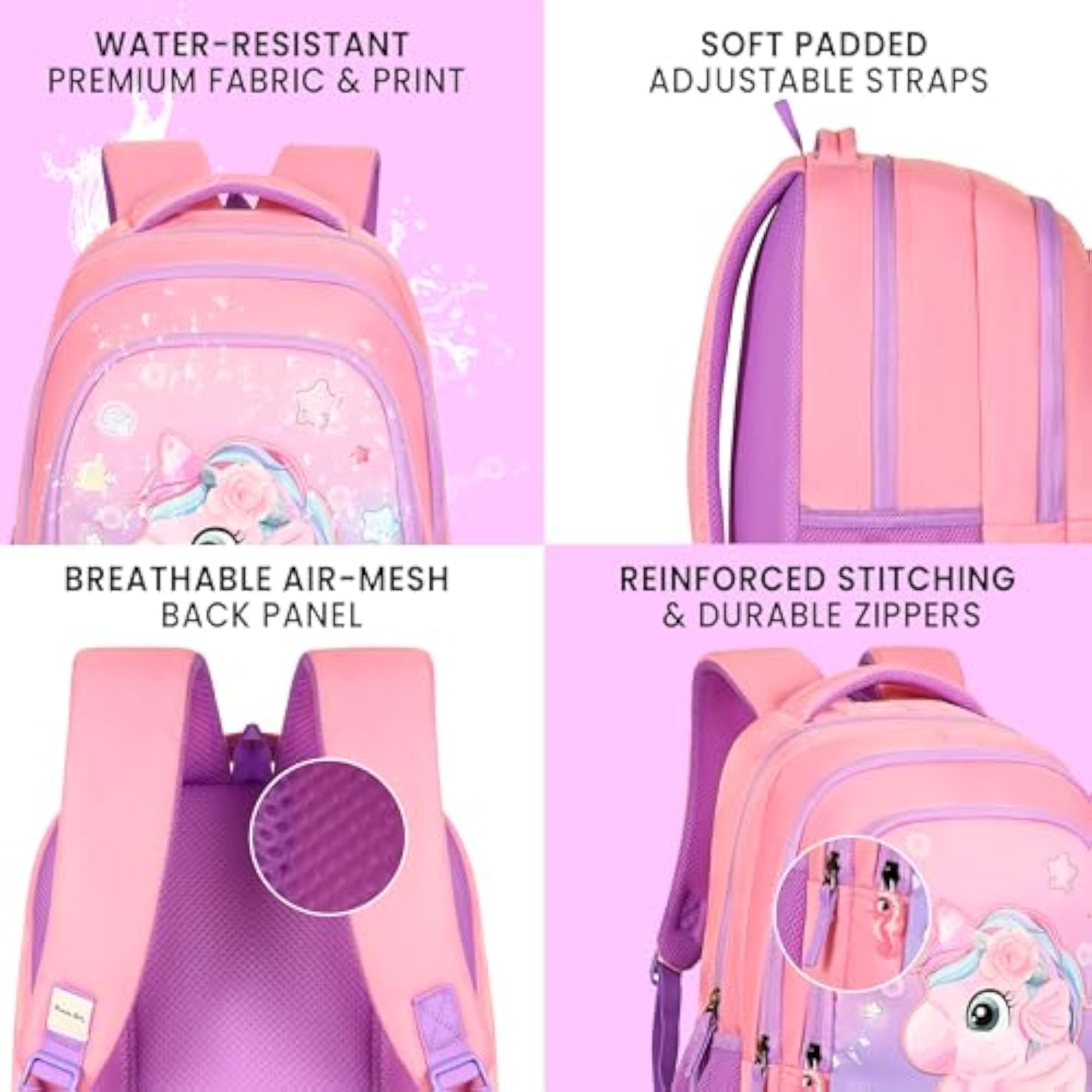 BY HOTSHOT Seahorse School Bag for Kids