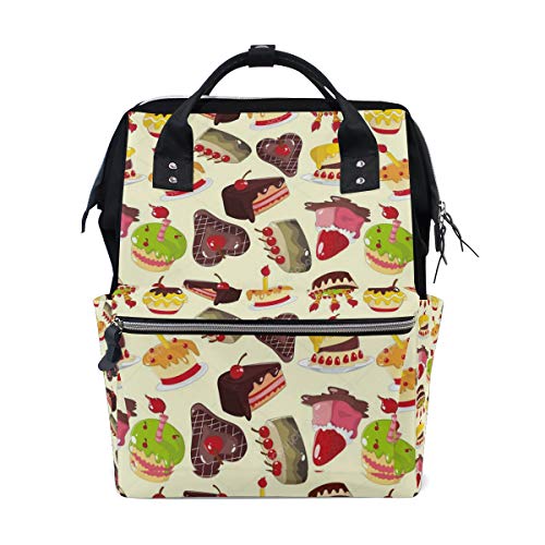 zaino da viaggio in tela con motivo tortora