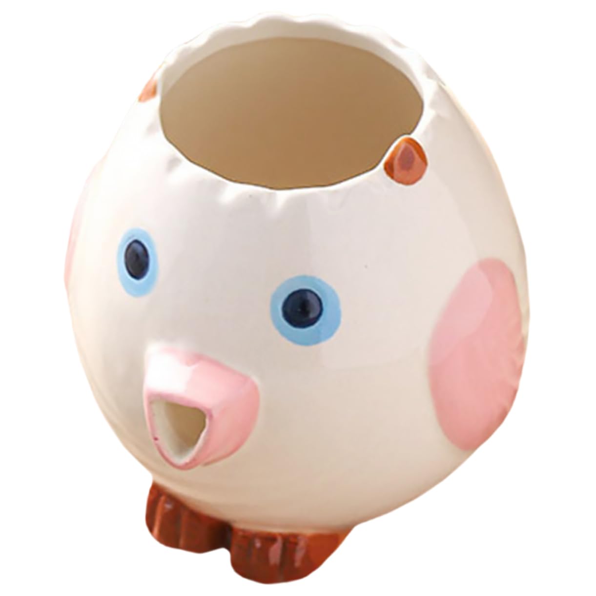 ULTECHNOVO Ceramic Egg Separator Tool Creative Yolk and White Divider for Baking and Cooking Cute Chicken Design for Home Cake Shop Use Separation