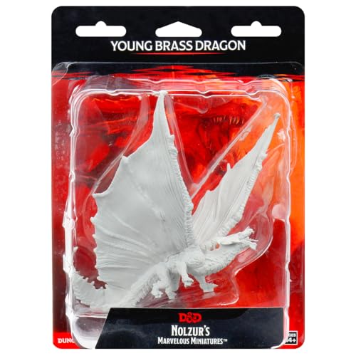 Young Brass Dragon WizKids D&D miniature idéale pour vos soirées jeux de rôle