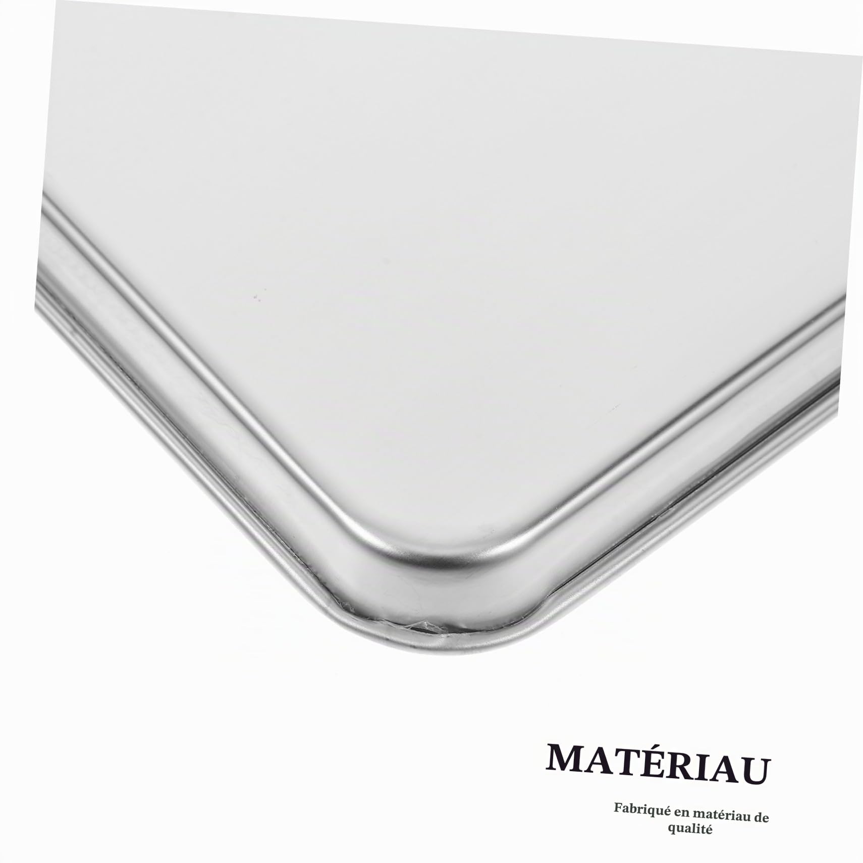 Toyvian Lot De 2 Plateaux De Cuisson En Acier Inoxydable Plateau Inox Rectangulaire 10.43X5.98X0.47In Pour Four Barbecue Égouttage D’Huile Et D’Eau Cuisine Et Pâtisserie