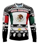Mexico Fan Soccer Jersey Long Sleeve Color Black Arza (Small)