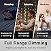 BESTTEN 10 Pack Dimmer Light Switch, Single-Pole or 3-Way Dimmer Switches, 120V, Compatible with Dimmable LED, CFL, Incandescent and Halogen Bulbs, Decorator Wallplate Included, UL Listed, White