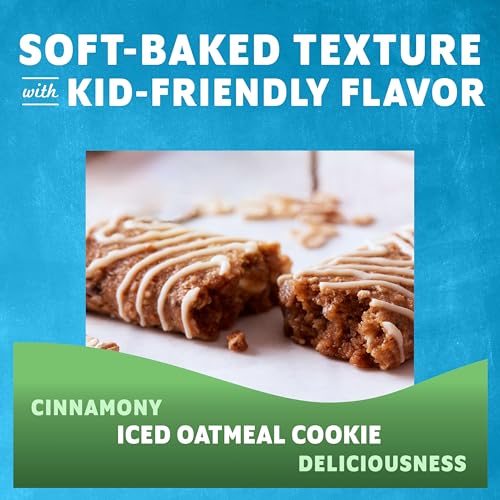Image of Zbar - Iced Oatmeal Cookie - Soft-Baked Energy Snack Bars - Non-GMO - 12g Whole Grains - USDA Organic Granola Bars - Snacks for Kids (18 Pack)