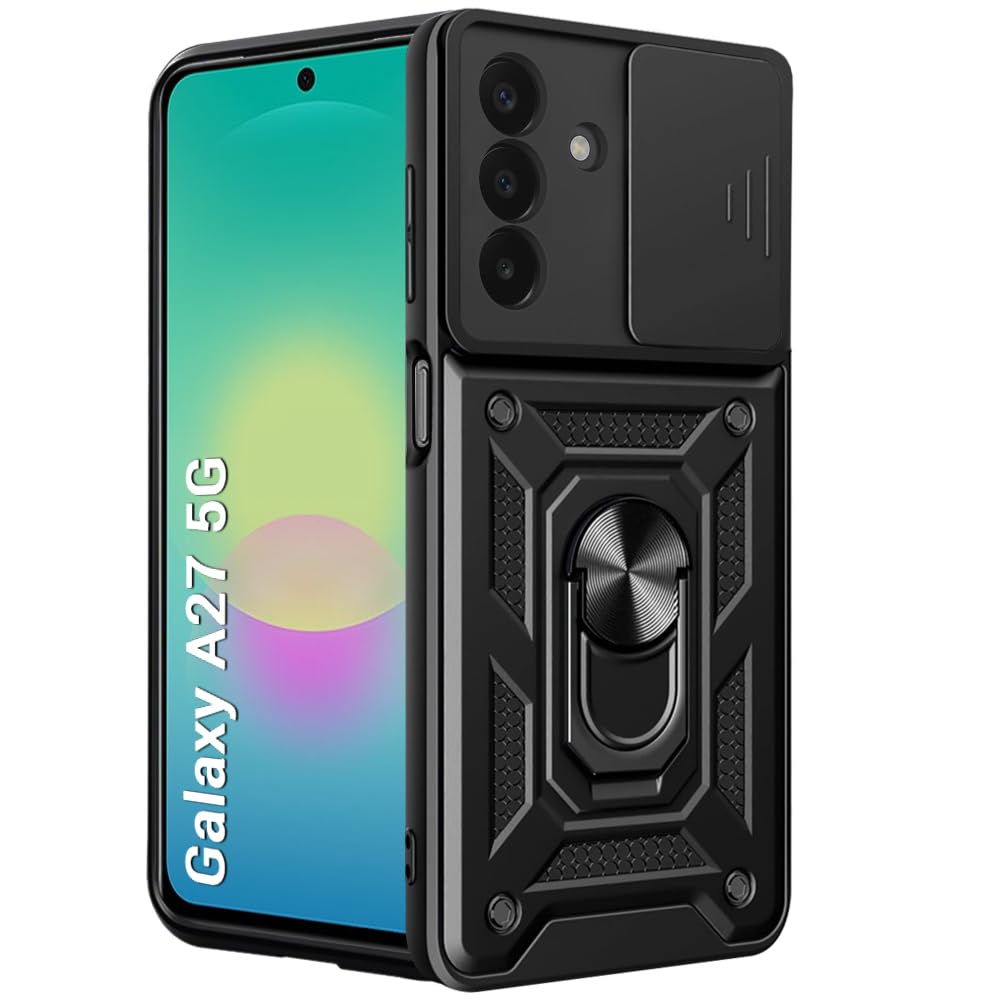 TheGiftKart Tough Armor Bumper Back Cover Case for OnePlus Nord CE 6 5G | Kickstand & Ring Holder | 360 Degree Protection Back Case Cover for OnePlus Nord CE6 (PC & TPU, Sliding Camera Cover, Black) — Amazon image 26