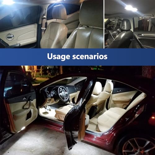 Luz LED para auto 31MM 4 piezas 6000K 12-24V miniatura 6