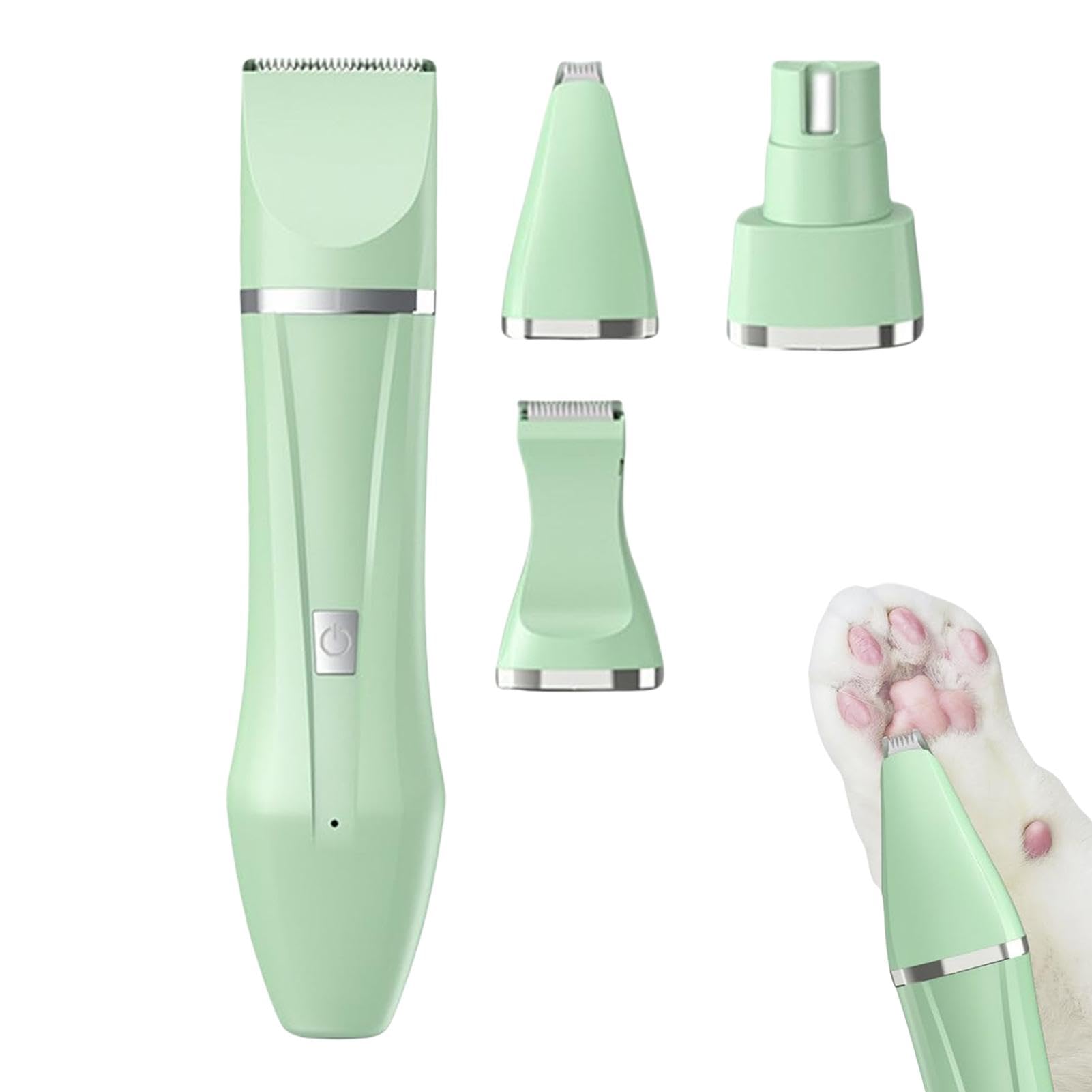 Tondeuse à oreilles de chien, kit de toilettage électrique pour chien | Kit de toilettage électrique pour chien à faible bruit,Rasoir léger pour chat, ensemble de toilettage polyvalent pour pattes, ye
