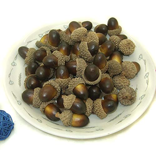 Lot De 30 Glands Artificiels ParPix - Décoration Automne Réaliste Avec Capuchon Naturel