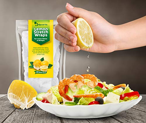 Lemon Stretch Wraps, Cover For Lemon Halves And Wedges, Bag Of 20 #TOP1