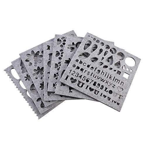 Image of Wixine 1Set 7pcs Needle Felting Applique Mold Handicraft Wool Felt Woolen Shaping Mould DIY