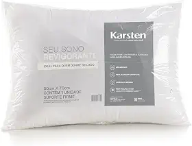 Karsten Travesseiro Suporte Firme Essencial para Dormir de Lado