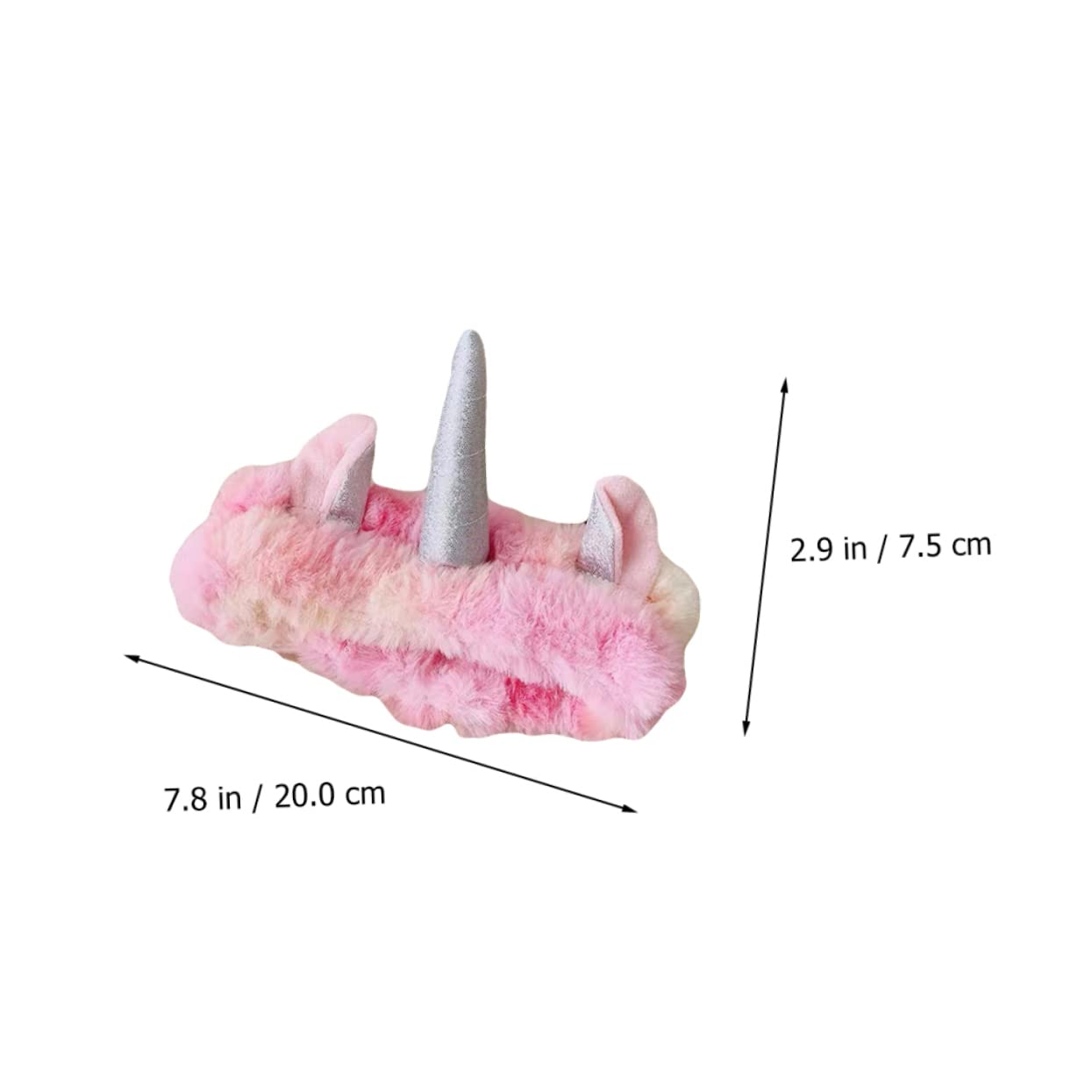 9 Pz fascia per unicorno Ghetta per il collo fasce in pile di corallo ghetta nera per il collo bandane scrunchies hair band fasce per unicorno Fasce per la doccia vello di corallo GALPADA