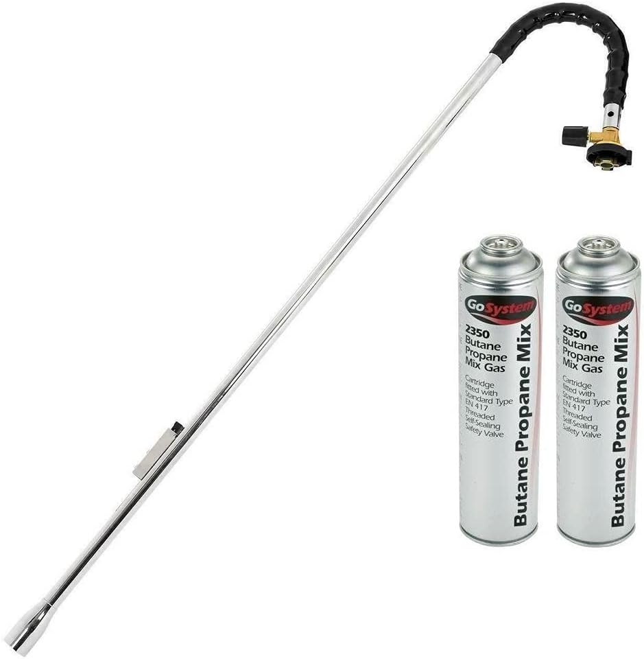 Butane Weed Gas Burner Wand Blowtorch Garden Torch Weeds Killer Burner