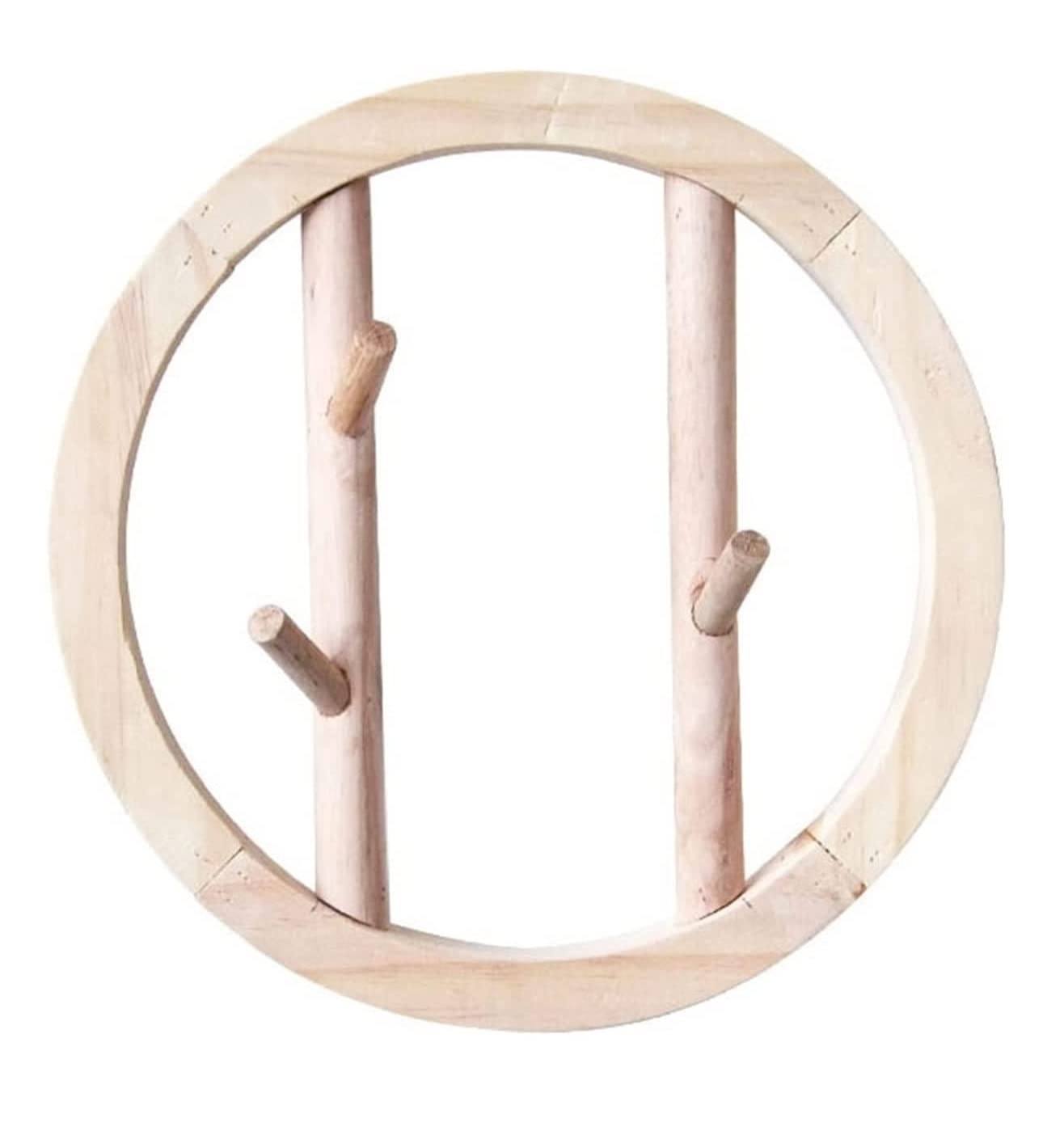 Azhkjkzh One Color Coats Hooks Wall Mounted Round Wooden Coat Hooks Wall Mounted Rack, Hook Rails Entrance Clothes Hanger Clothes Towel(10.2In)