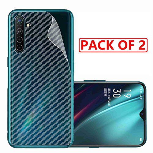 Image of Compatible with (Pack of 2) Oppo K5 Back Screen Protective Film Carbon Fiber Skin Transparent Screen Guard Sticker