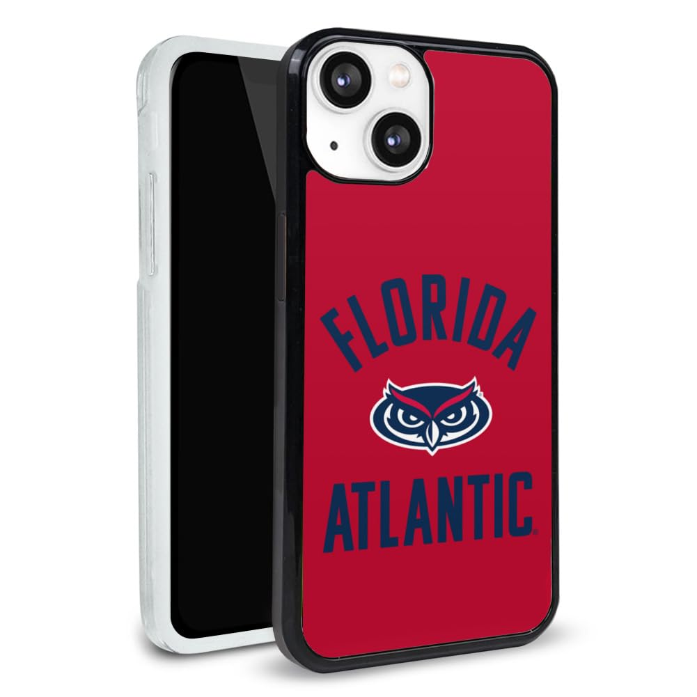 Florida Atlantic University Owls Protective Slim Fit Plastic Bumper Case Fits Apple iPhone 13