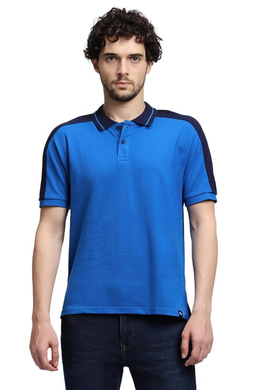 Image of Dennis Lingo Men's Cotton Solid Slim Fit T-Shirt