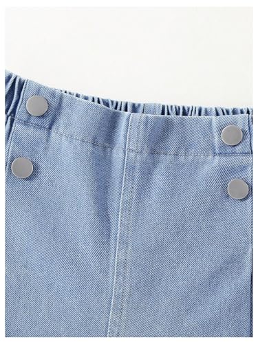 SHENHE Girl's Cute Cherry Graphic Straight Leg Jeans Embroidered Loose Long Denim Pants3