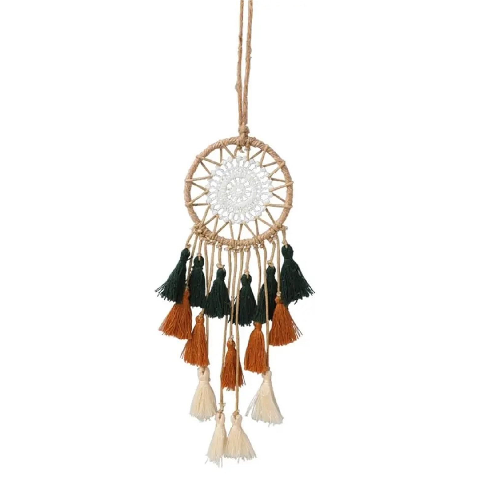LNNXSZ Hanging Wall Decor Wall Hanging Tricolor Macrame Dream Catcher Home Decor Cotton Rope Tassel Woven Room Wall Hanging Decoration
