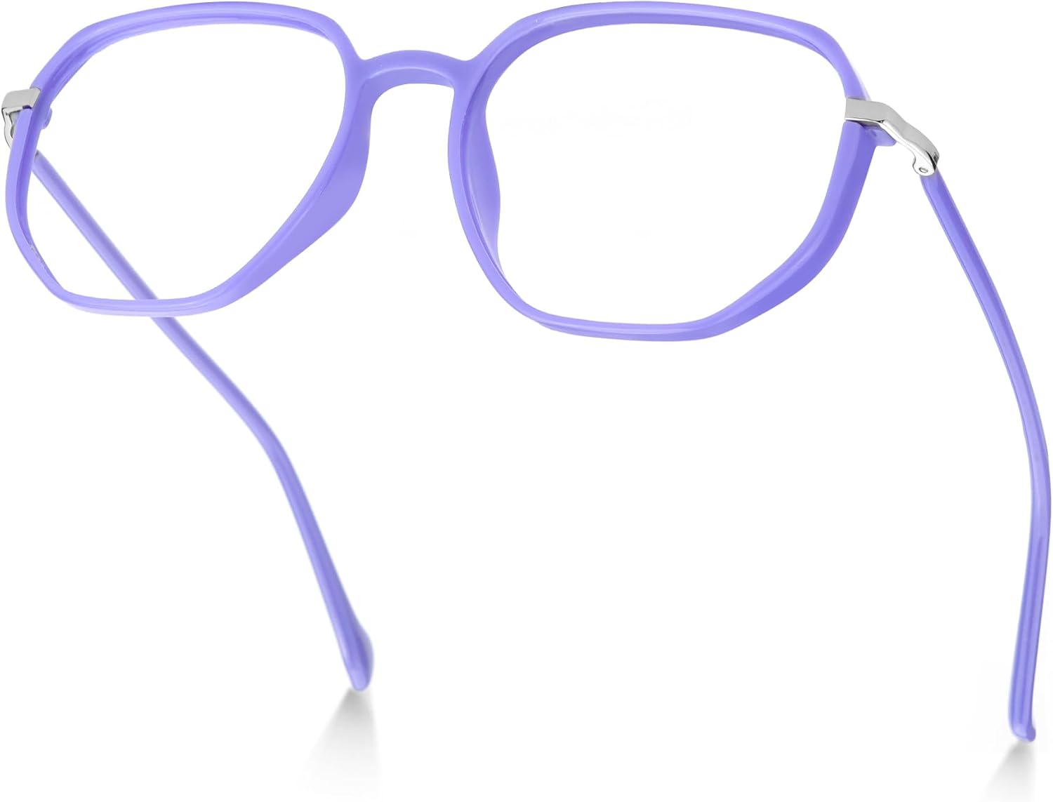 Zeelool Blue Light Blocking Glasses, Geometric Glasses Frame for Women UV400 Anti Eye Strain & Glare ZJGP438242