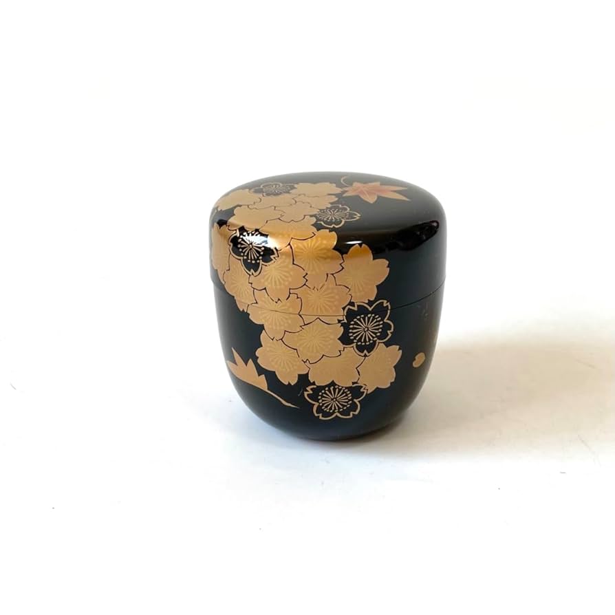 Amazon.co.jp: 塗師 湖春 雲錦 中棗 桜 紅葉 蒔絵 棗 なつめ