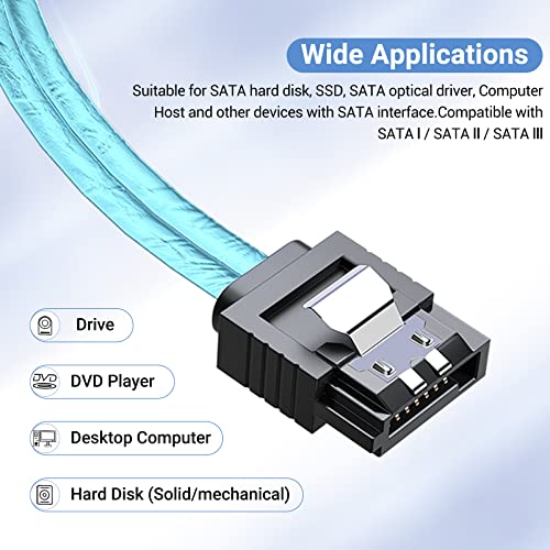 Cable SATA de alta velocidad 1m SAS para disco duro interno HDD SSD y controladores juego de 6 2