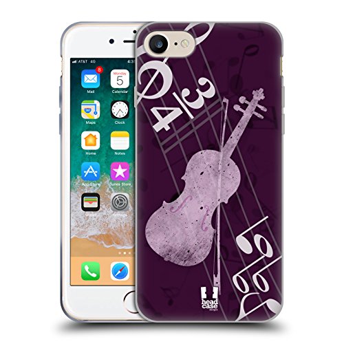 Coque violon musika iPhone 8 antichoc de qualité militaire compatible MagSafe