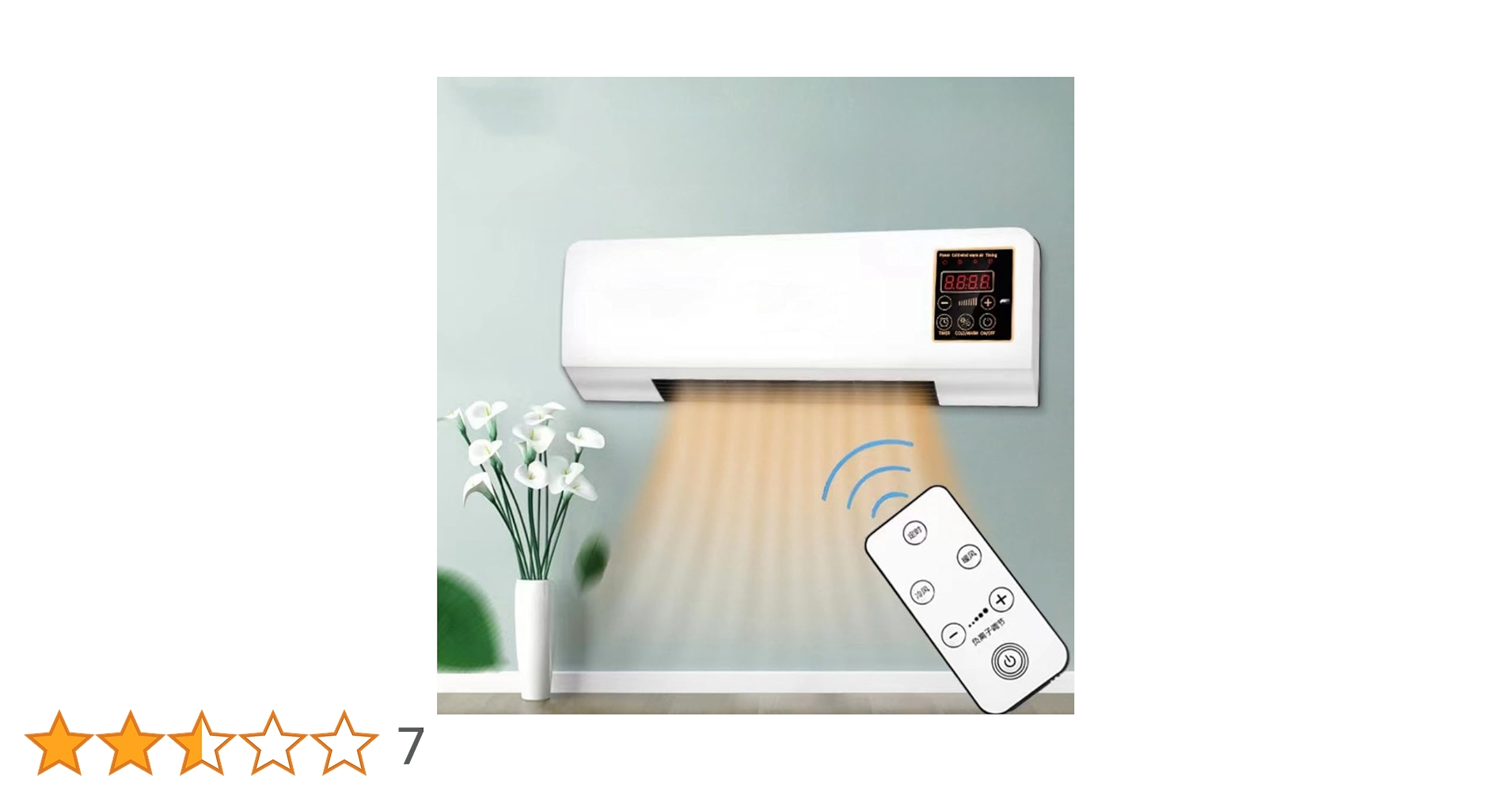 冷暖両用移動式小型エアコン ミニ冷暖房エアコン リモコン付き　2台セット 冷暖両用移動式小型エアコン ミニ冷暖房エアコン リモコン付き 2