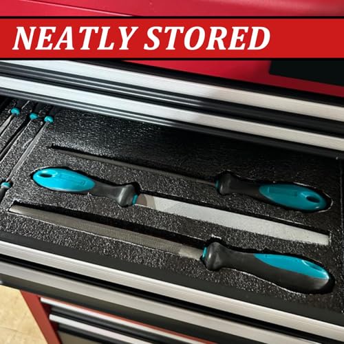 6 Pack Tool Box Foam Inserts for Cases,Tool Box Liner Polyethylene Sheets, Toolbox Kaizen Organizer and Storage Shadow(18 x 12 x 1 Inch,Red, Black) (6 Foam + 1 Cutter Tool) - Thumbnail 4