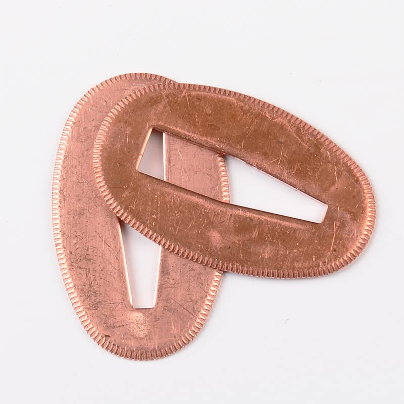 Brass Sword Seppa Spacer for Japanese Samurai Swords Replacement 2 Pcs