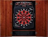Viper Metropolitan Cinnamon Soft Tip Dartboard Cabinet and Viper Solar Blast Electronic Dartboard