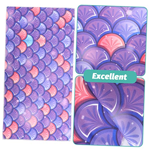 FRCOLOR Toalha De Banho De Sereia Para Meninas 4 Unidades Toalha Envoltória Toalha De Cabelo Turbant