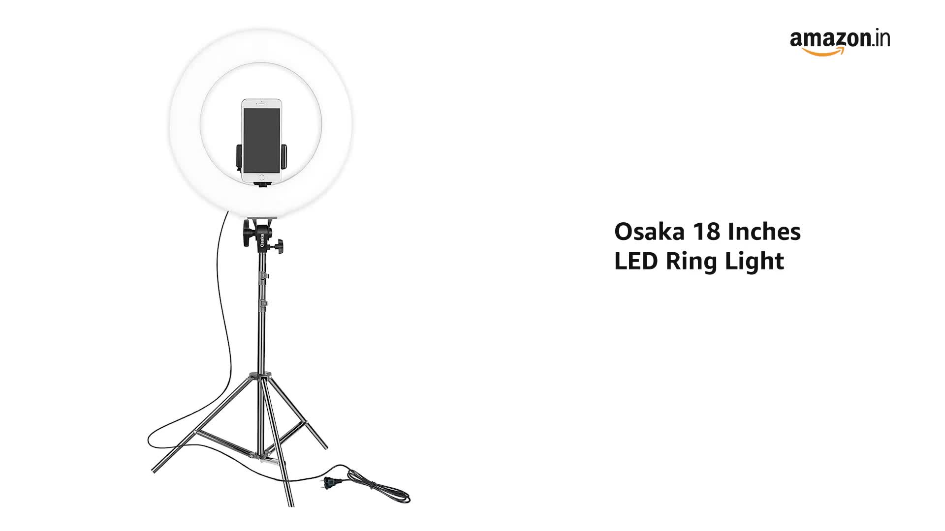 Osaka 18 Inches LED Ring Light 65W adjustable Color Temperature
