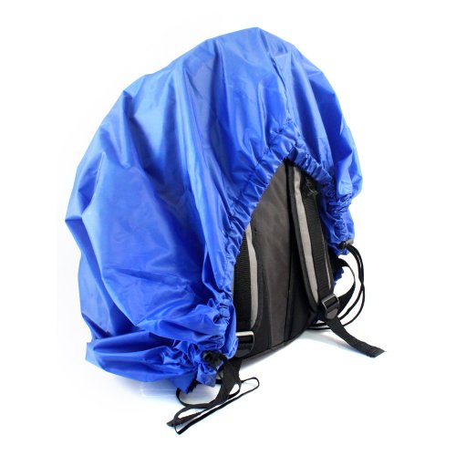 ASR Outdoor Waterproof Backpack Cover Adjustable Fit Camping Essentials - Blue