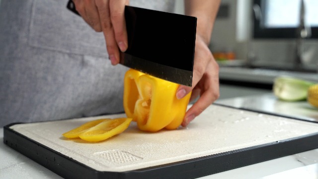 Tabla de Cortar Grande de Acero Inoxidable 2-en-1 Doble Cara, Antitóxica, Apta para Alimentos, Fácil de Limpiar, Muy Grande miniatura 7