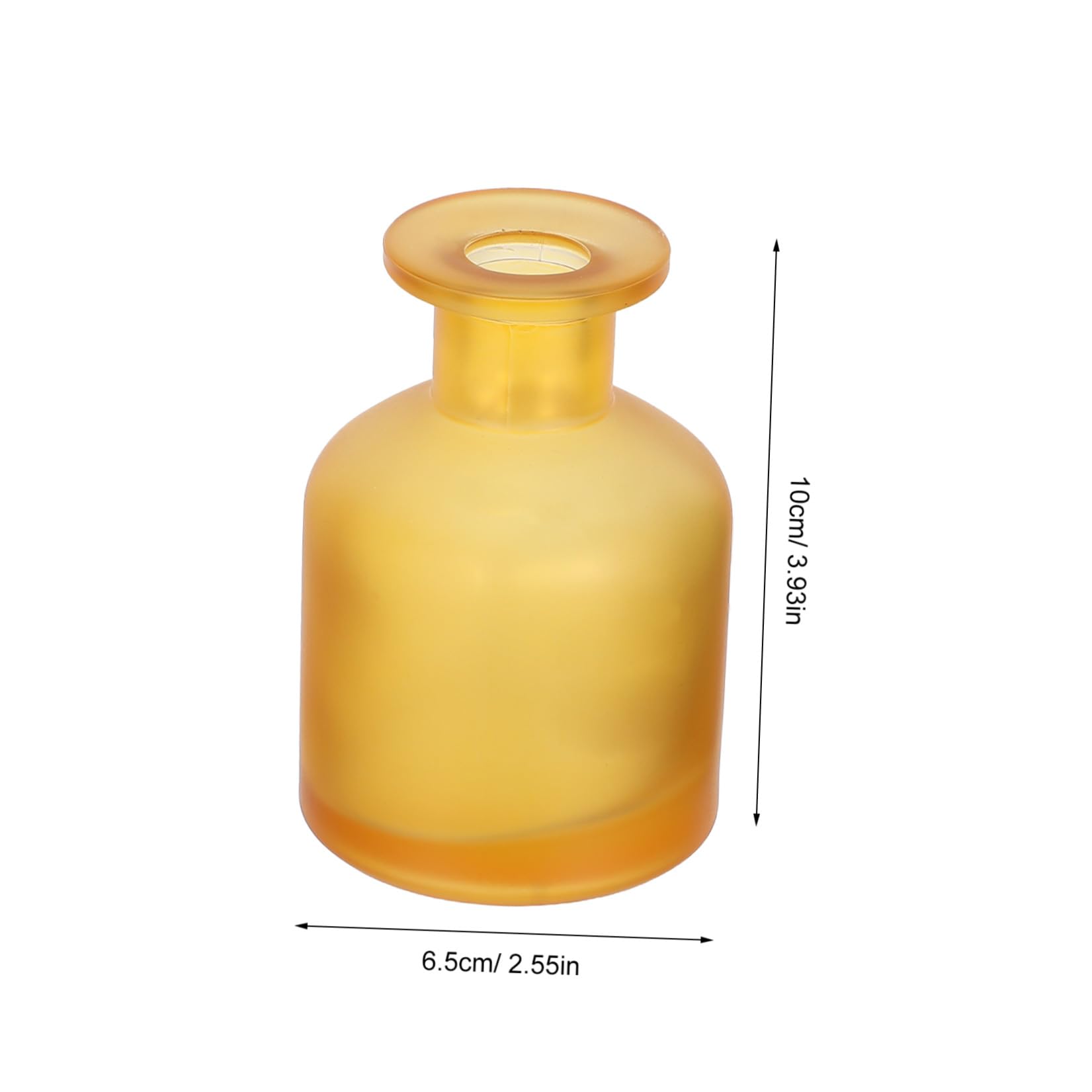 Luxshiny 3 Pezzi Diffusore Decorativo e in di Essenziali Oli Cilindrico da Vetro 130ml Riutilizzabile, Raffinato Bastoncini Profumati Senza Fiamma per Ufficio e Soggiorno