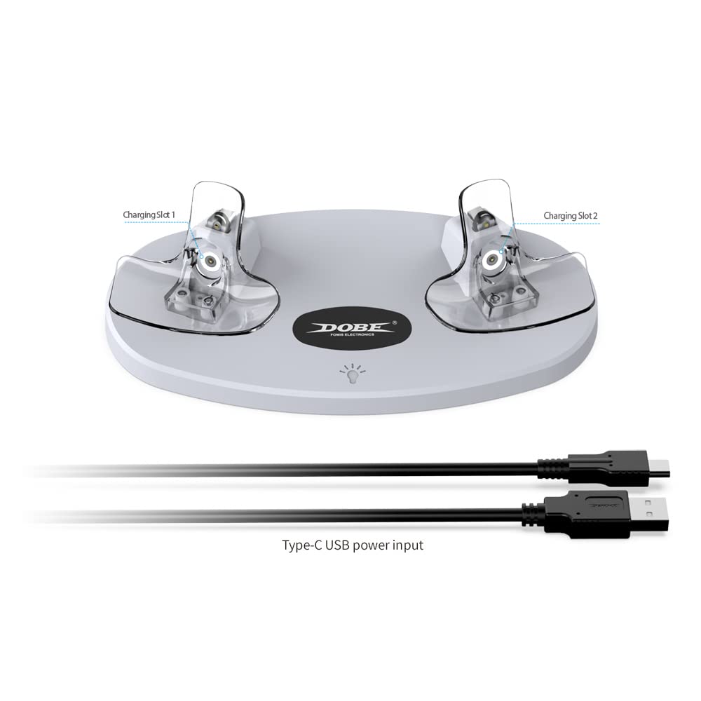 Station d'accueil pour PS VR2,Station de Charge pour manettes tactiles VR,Accessoires de Charge pour PS VR2,avec câble de Charge USB-C
