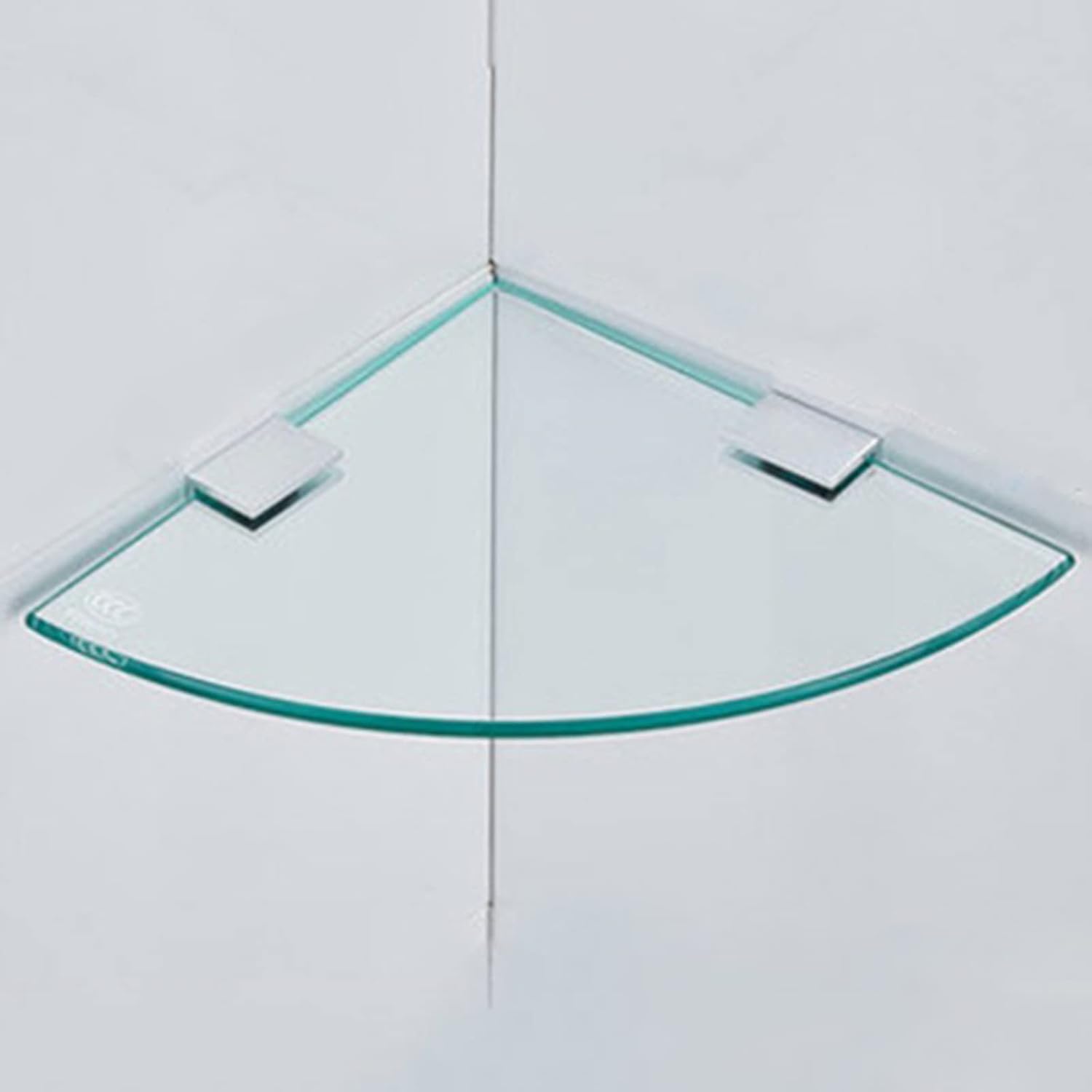 RVCREA Bathroom Shelves Tempered Glass Corner Shelf 8MM