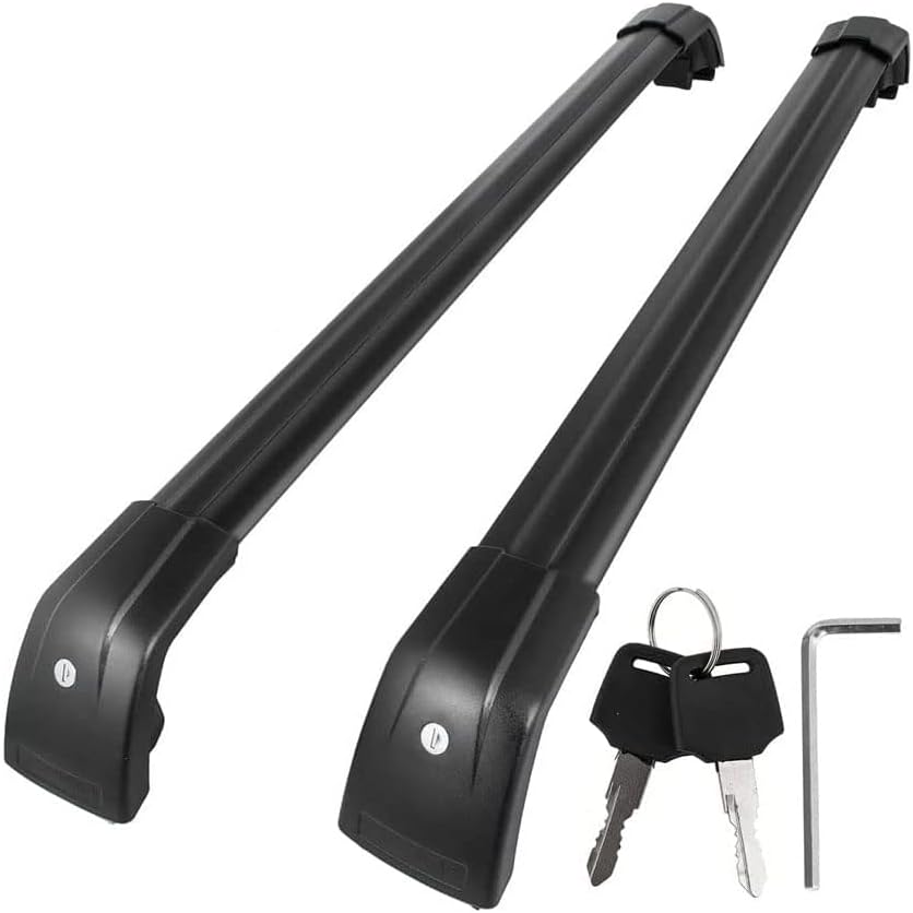 2 Stück Aluminium Relingträger Dachträger Dachgepäckträger für Hyundai